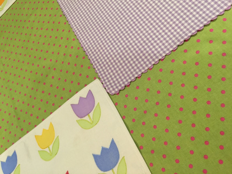 Easter Table Party of Four Easter Table Linens Spring Table Linens Easter Placemats Spring Tablecloth and Placemats Easter Tablecloth