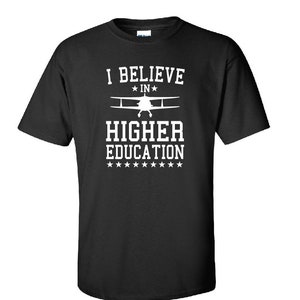 custom i BELIEVE in HIGER ed t shirt can be customized to any color combo t shirt S M L 1 2 3 4 XL 5x