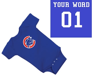 baby cubs jersey personalized