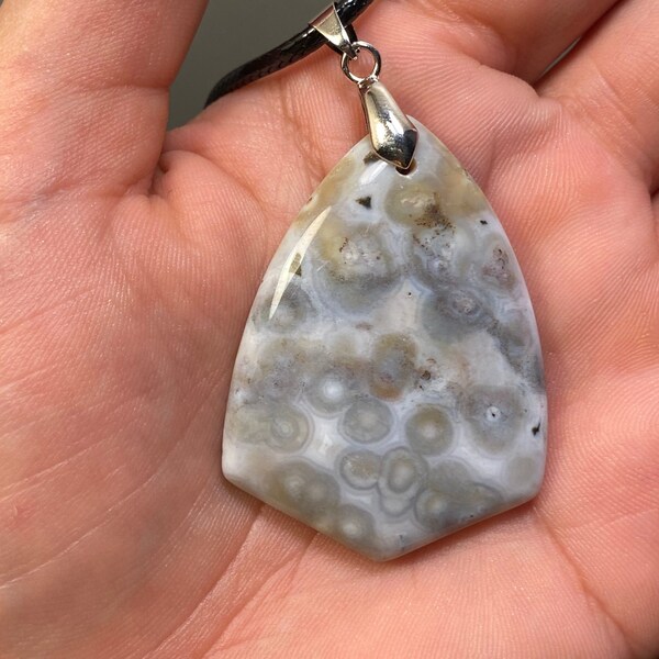 Natural Yellow/White Ocean Jasper