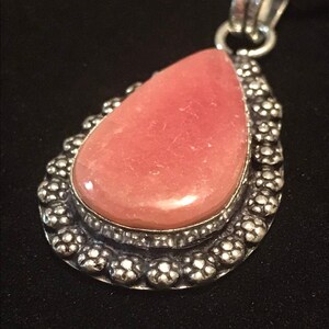 Rhodonite Teardrop Pendant