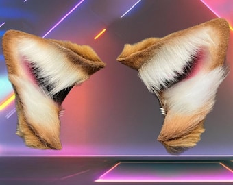 Orejas de perro pintadas con aerógrafo