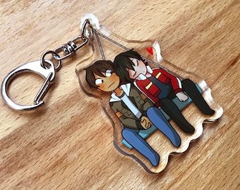 Klance | Porte-clés à breloques en acrylique Voltron