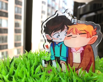 Samwise Gamgee and Frodo Baggins (Samfro) | Acrylic Keychain Charm