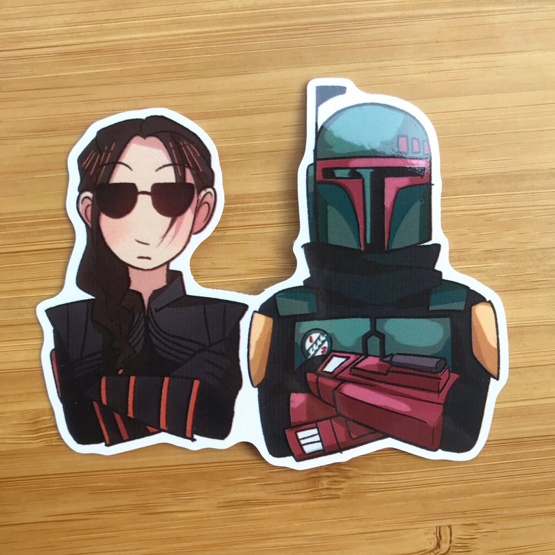 Mandalorian Computer Sticker The Mandalorian Sticker Set 2 season 2 | Etsy