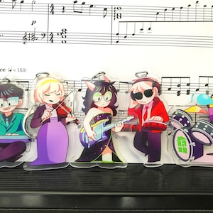 Beta Kids Musical Band | Homestuck Acrylic Keychain Charm