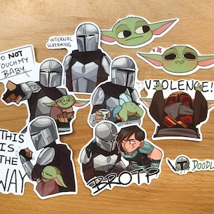 The Mandalorian Sticker Set 1 (Pack of 8 Stickers)