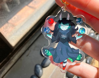 Jade Harley God Tier Witch of Space| Homestuck Acrylic Keychain Charm
