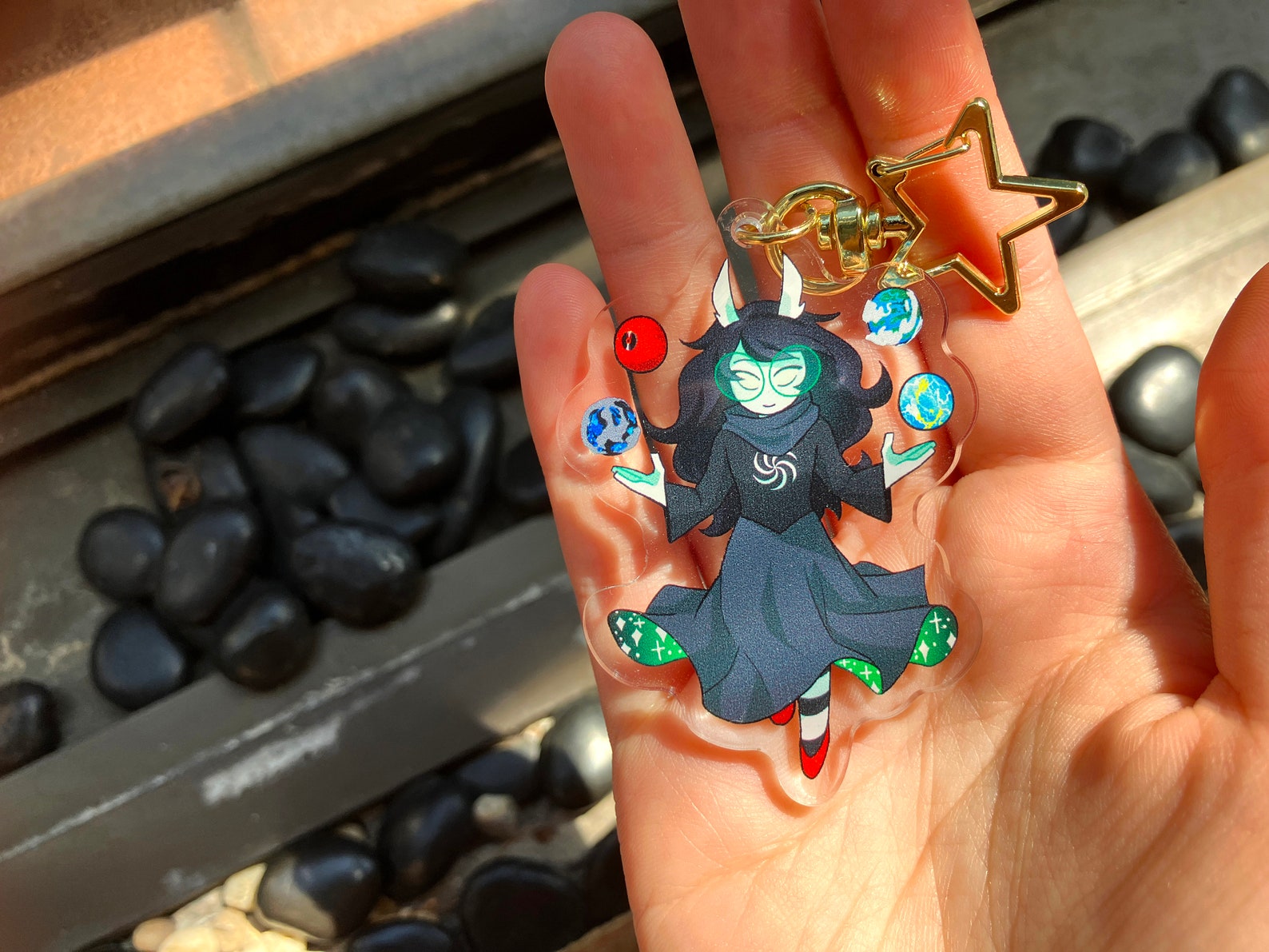 Jade Harley God Tier Witch of Space| Homestuck Acrylic Keychain Charm ...