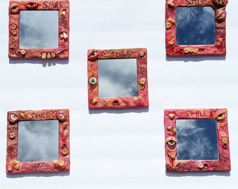 Spooky Horror Clay Mirrors/Skin and Teeth Collection