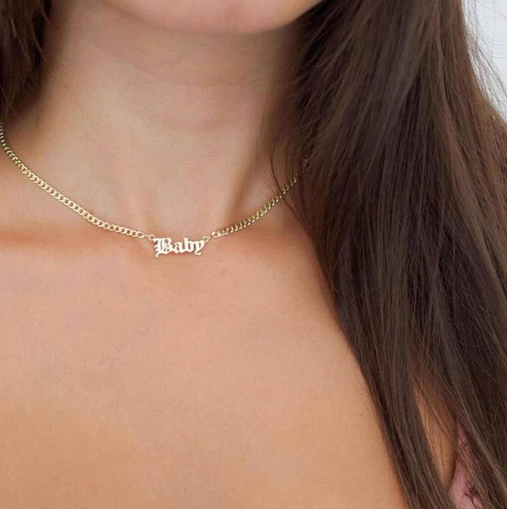 Name Necklace Custom Name Necklace Name 