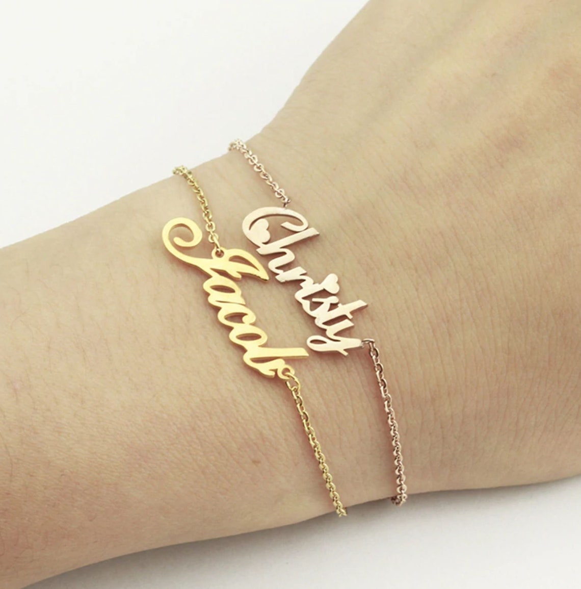 Bracelet de nom personnalisé Bijoux de familleBracelets en Etsy