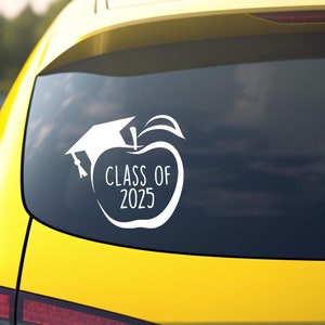 Class of 2025 - Vinyl Decal, Vinyl Sticker - Car Decal, Laptop Decal, Window or Bumper Sticker, Water Bottle