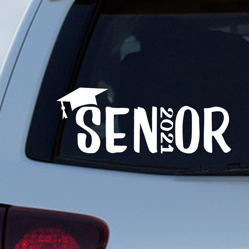 Senior 2021 Class of 2021 Vinyl Decal Vinyl Sticker Car | Etsy