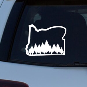 Oregon Decal - Vinyl Decal, Vinyl Sticker - Car Decal, Laptop Decal, Window or Bumper Sticker, Water Bottle