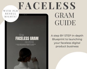 The Faceless Gram Guide | PLR | Digital Marketing Guide | Faceless Passive Income