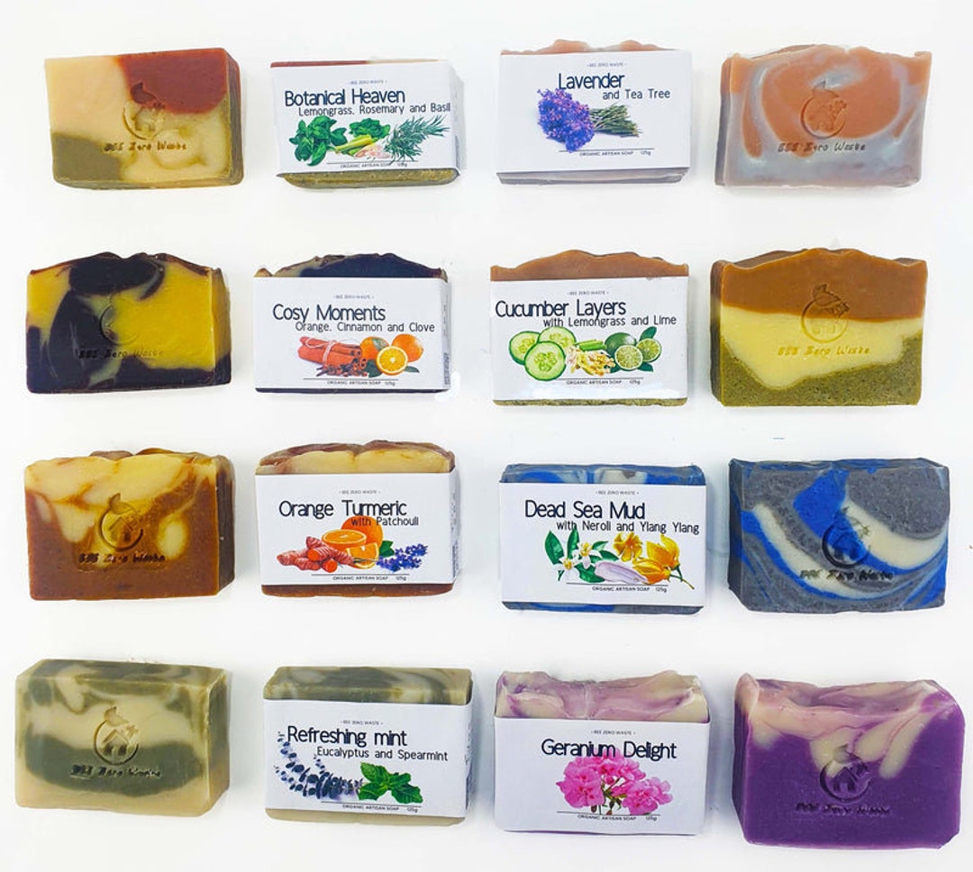 Soap Bar UK Handmade 100% Natural Soap, Palm Oil FREE , Plastic Free ...
