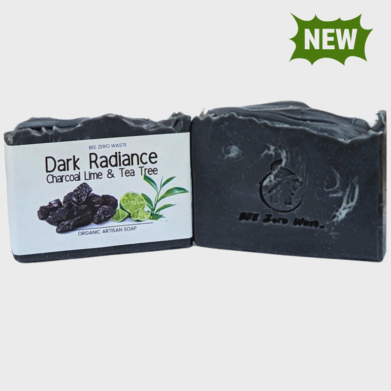 Botanical Artisan Soap Bar - UK Handmade, Natural Organic Vegan, Cold Processed - Cruelty-Free, Palm Oil-Free, Plastic-Free Body Soaps DARK RADIANCE
