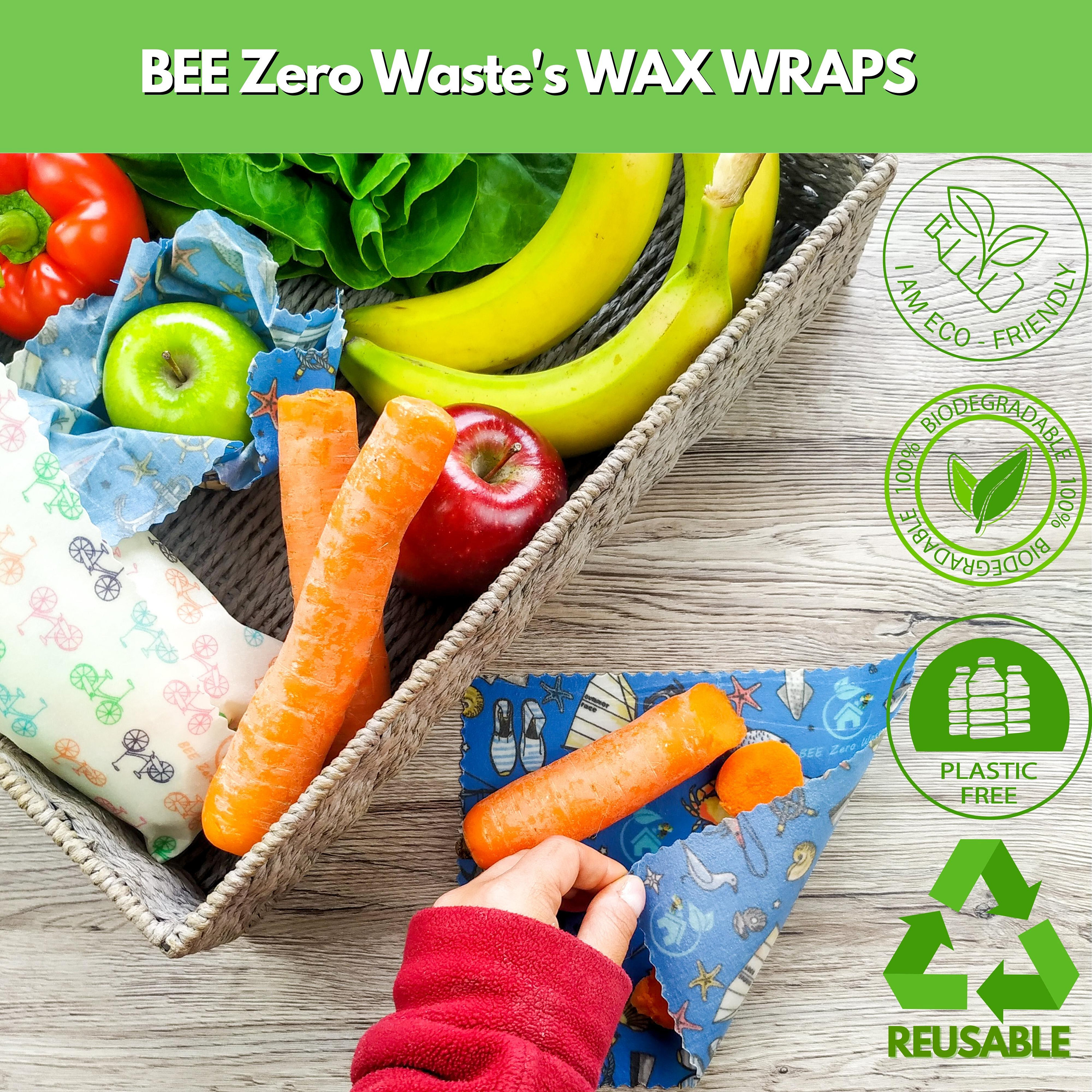 Vegan Food Wraps Set of 10 BEE Zero Waste Plastic Free Etsy UK