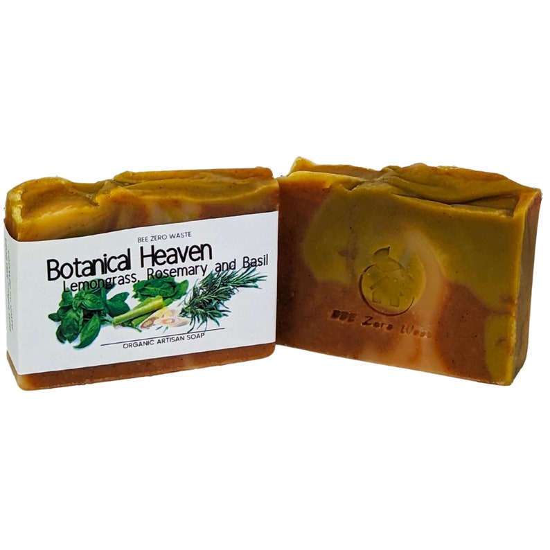 Vegan soap bar made with organic oils and botanicals
