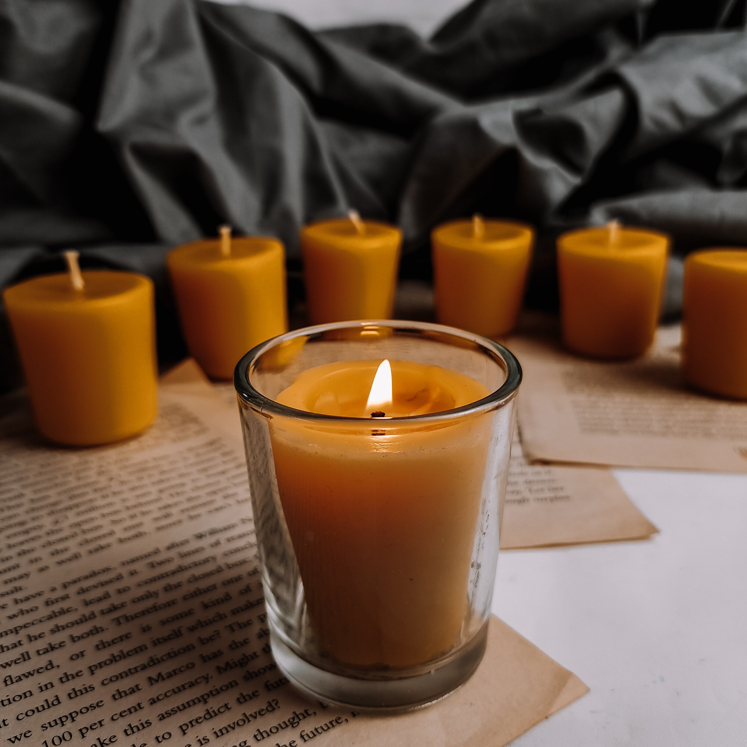 Creating Easy Votive Beeswax Sheet Candles