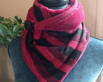 Fleece scarf chèche