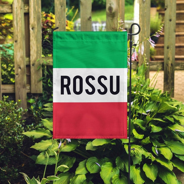 Personalized Italian garden flag, Italy yard decor, Last name flag, Italian gifts, Italian Party Decor, personalized Italian gift