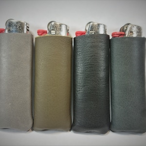 New Leather Lighter Case Cover "Fits Regular BiC"