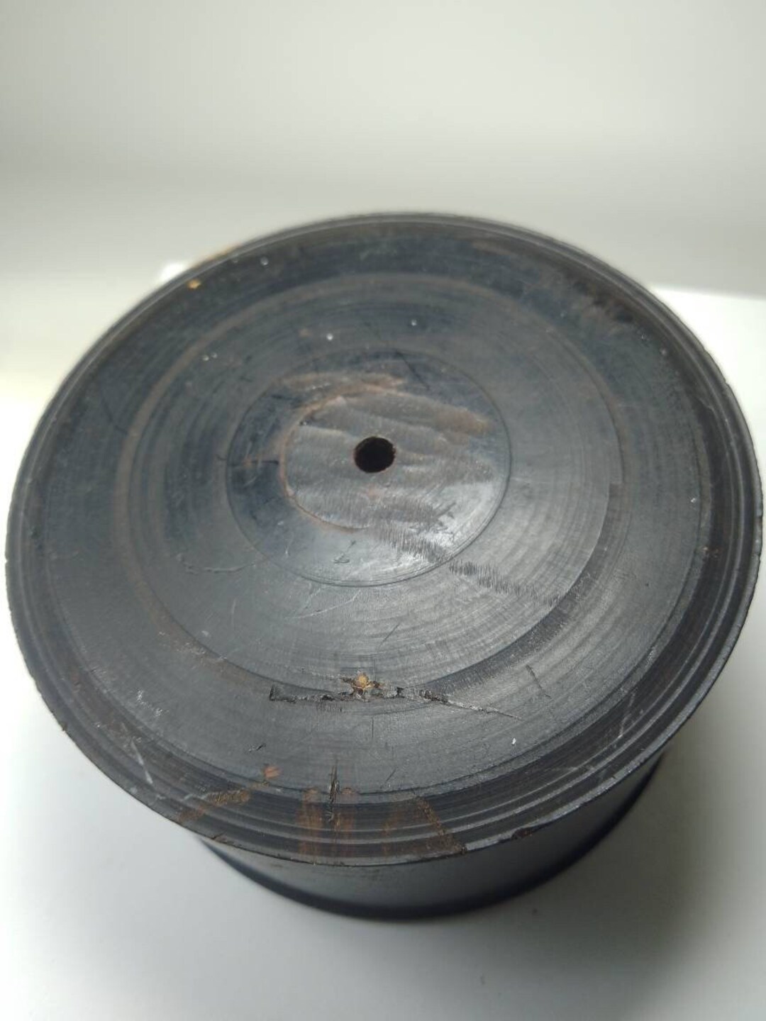 African Blackwood Scrap Chunk Cylinder Jewellery Knife Craft Handle