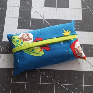Curious George Children&#39;s Pocket Tissue Holder, Tissue Pouch, Purse Tissue holder, Fabric Tissue Holder, Car or  Travel  tissue holder