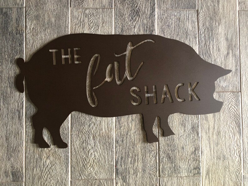 Animal Shaped Signs Farm Barn Yard Steel Sign Etsy