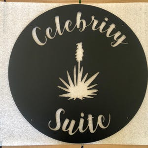Yucca Plant Sign - Desert - Personalized Steel Sign - Metal Art - SQ100