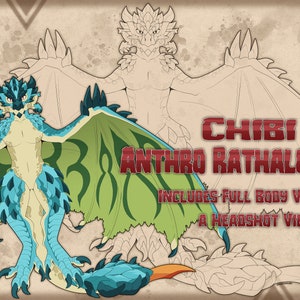 Chibi Anthro Rathalos Base