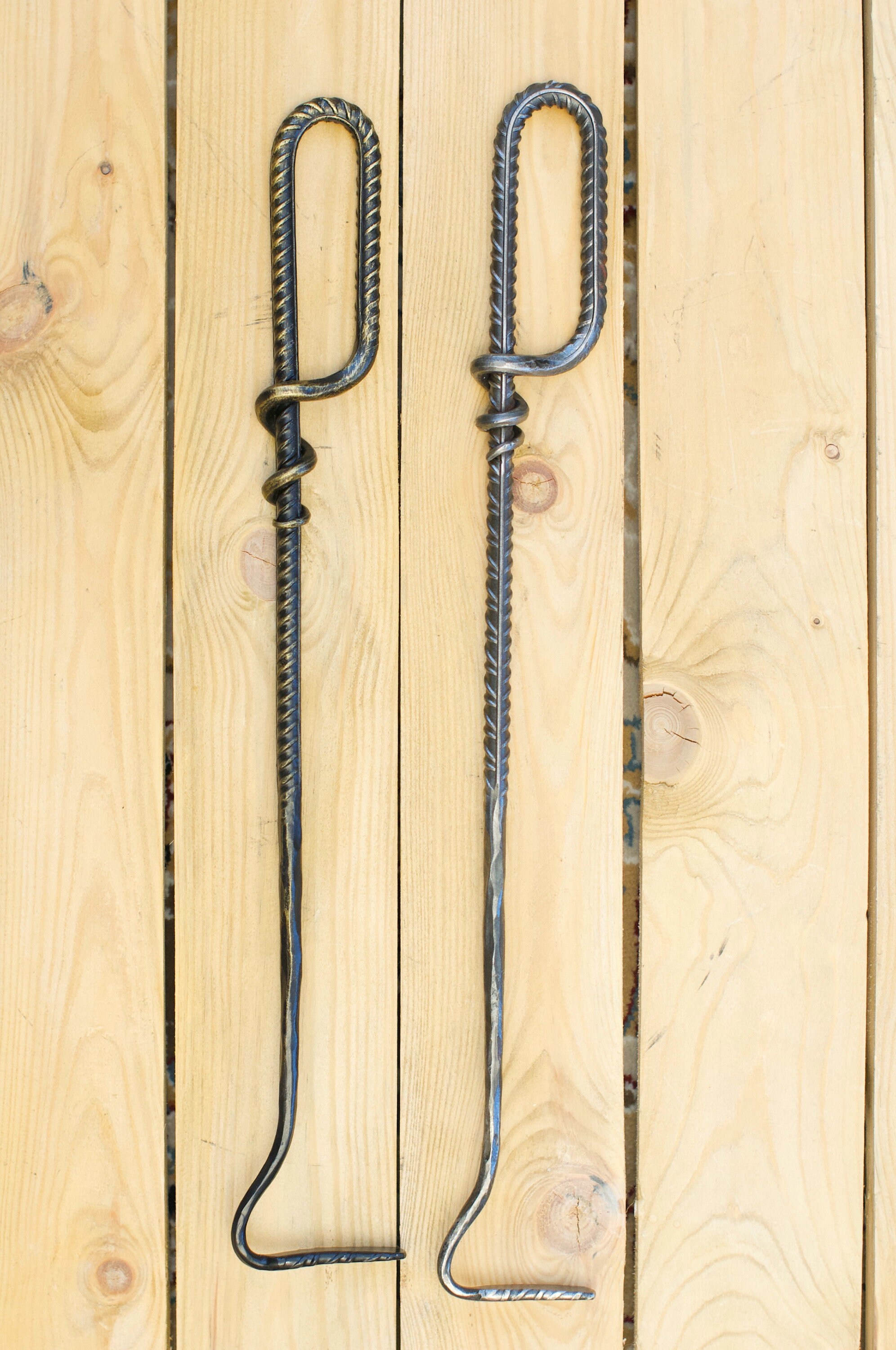 Original Hand Fireplace Poker Wrought Iron Fireplace Etsy