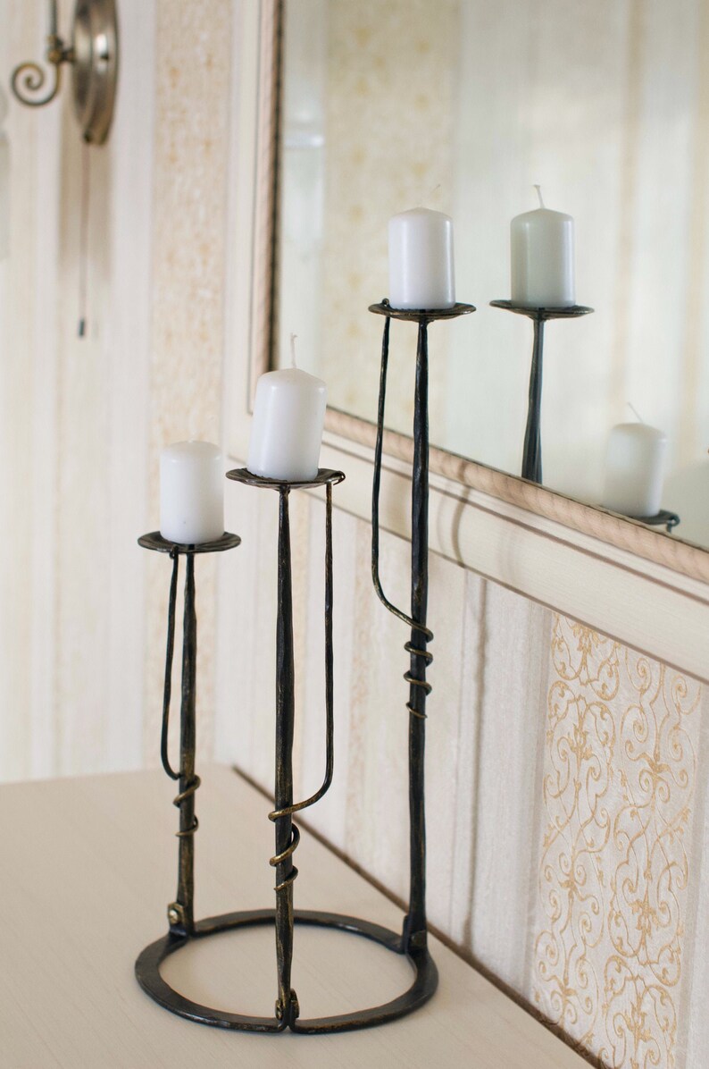 Exclusive Hand Trinity Candle Holder Chandelier Etsy