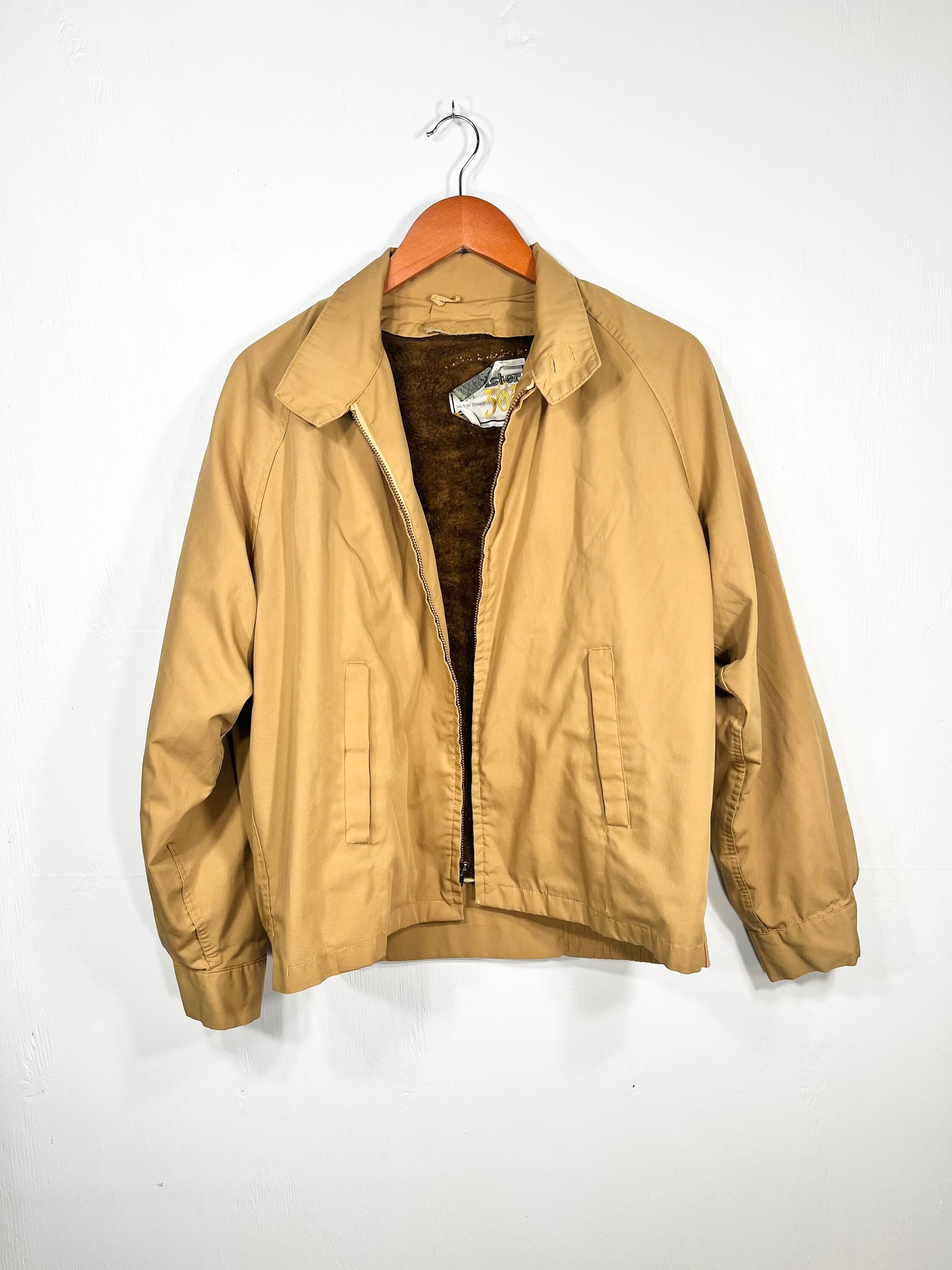 Vintage 1960s Mister 365 for Rain or Shone Beige Jacket With