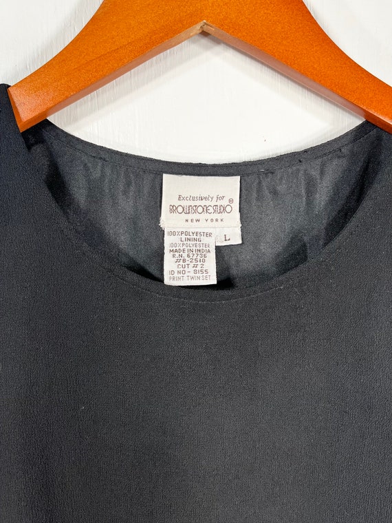 vintage brownstone studio new york black sleevele… - image 3