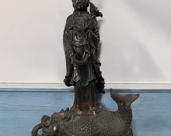 ラーマ王子ブロンズ像タイ彫刻アジア像タイ工芸品立っている射手