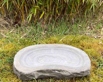 Natuurstenen vogelbad stenen vogelbad tuindecoratie waterbassin tuinstenen trog decoratie waterbak insectenbad