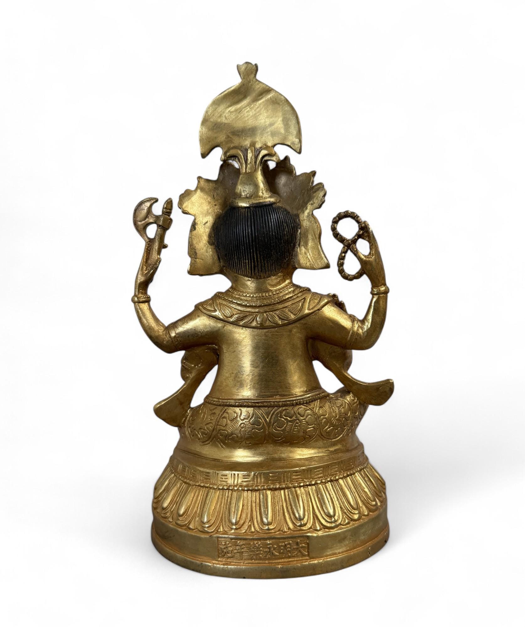 ガネーシャのブロンズ像 – ヒンドゥー教の象神、知恵と繁栄の神、精神