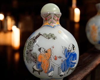 Snuff Bottle China Bottle Snuff Bottle Chinese Bottle Collector&#39;s Estate