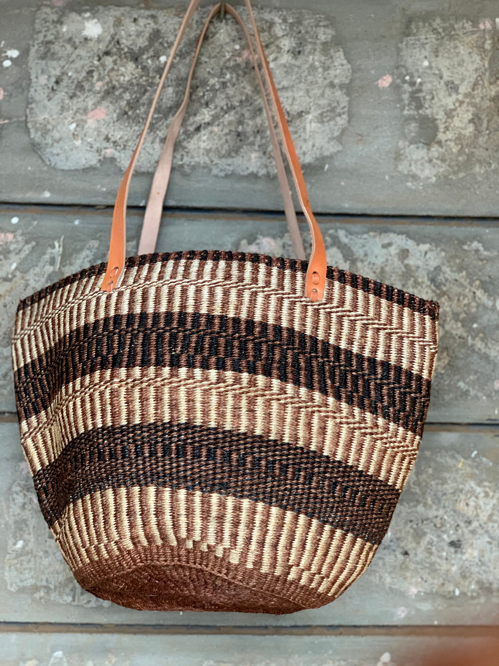 Kiondo Handbag beach Bag kiondo kiondo Handbag Brown | Etsy UK