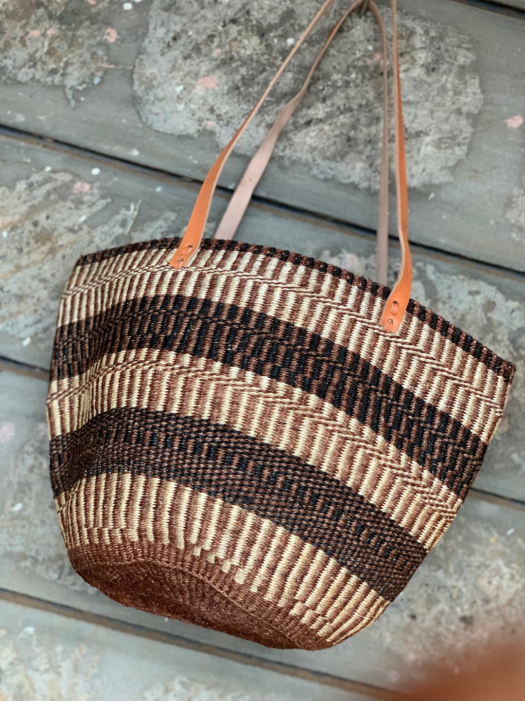 Kiondo Handbag beach Bag kiondo kiondo Handbag Brown - Etsy UK