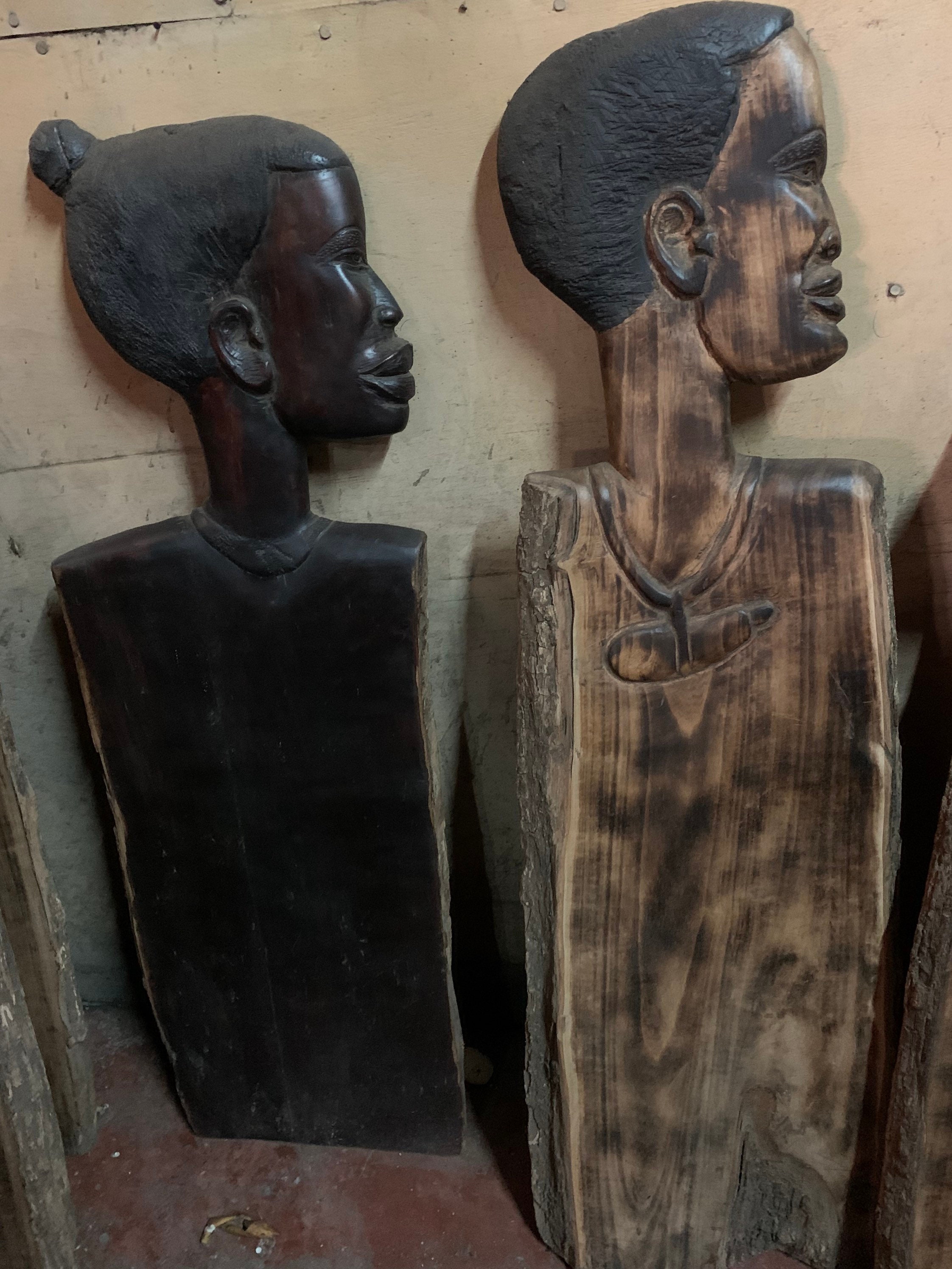 Man and Woman Decorative Sculpture Home Decor Stair Way | Etsy