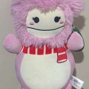 Personalized Plush - 10” Brina the Bigfoot Hugmee Squishmallow (Christmas)