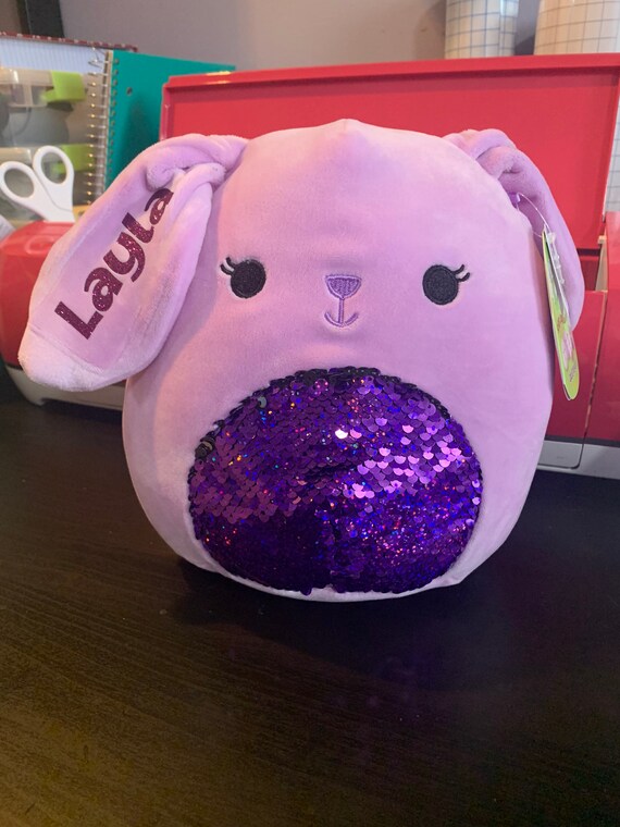 purple squishmallow bunny