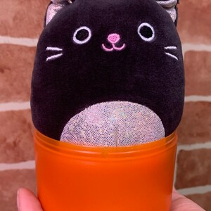 Personalized Plush - 4” Autumn the Black Cat - Halloween Collection 2022