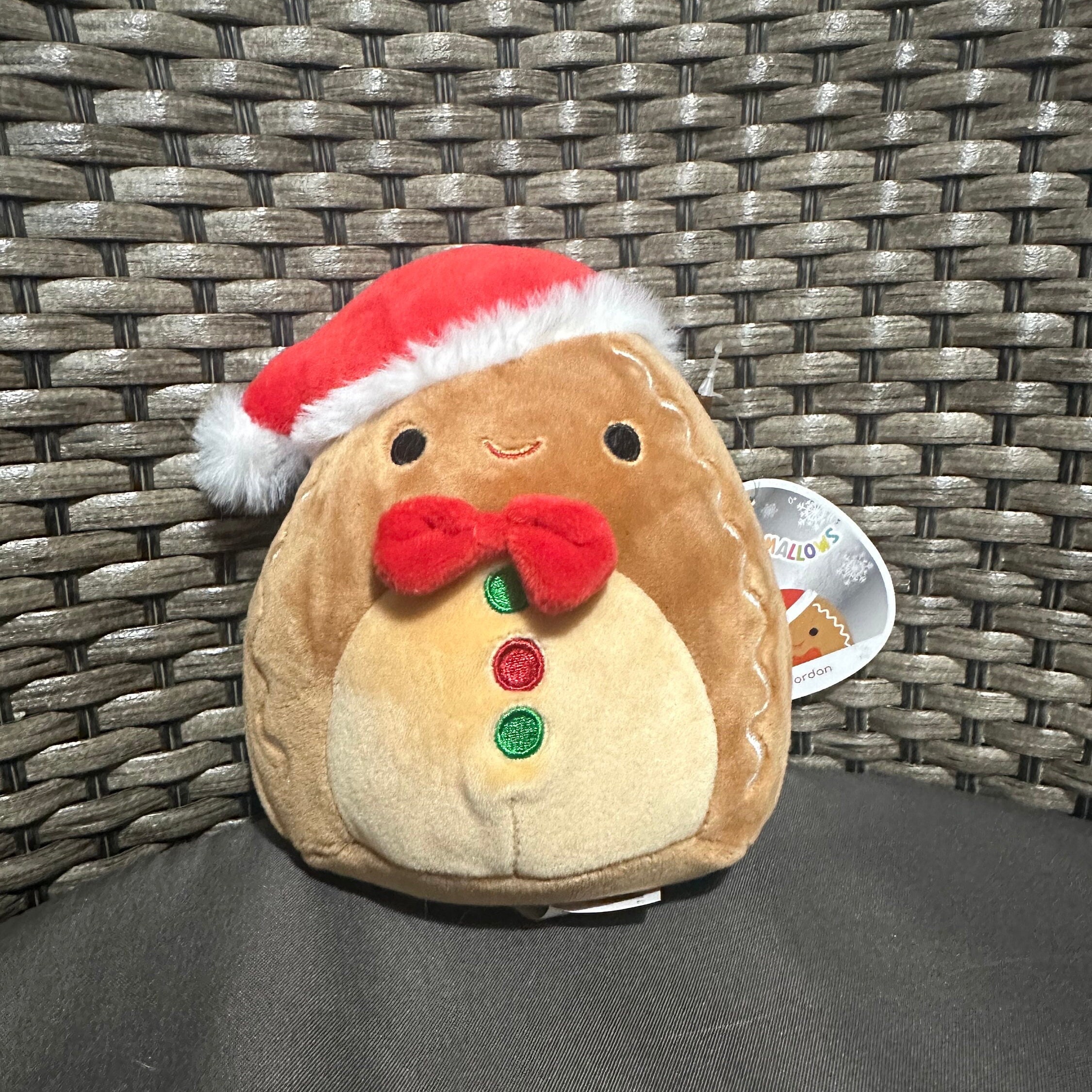 Squishmallows Official Kellytoys Plush 8 Inch Jordan the Gingerbread Man  Ultimate Soft Stuffed Toy 