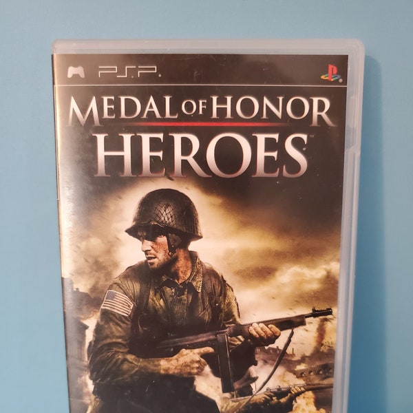 Playstation PSP video game Medal of Honor Heros