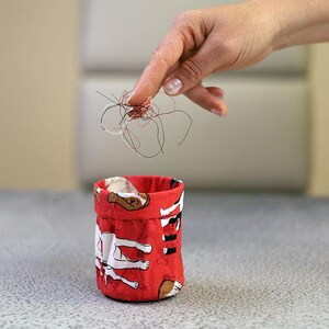 Sewing Thread Catcher Sewing Pattern and Tutorial, Collapsible Thread ...